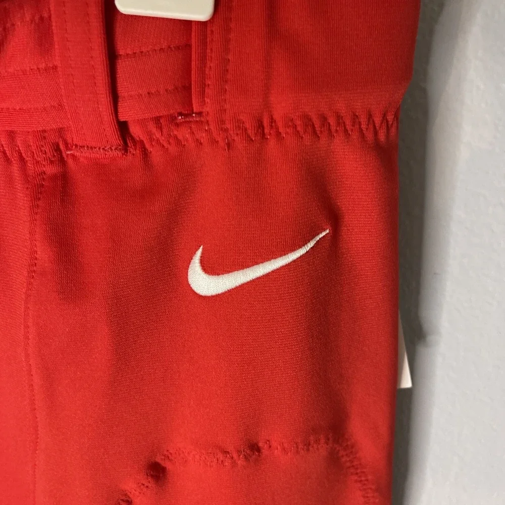 New Nike Stock Mach Speed Football Pant Practice Game Men's Large 789925‎ Red